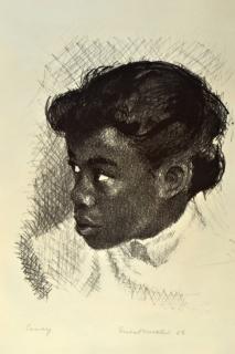 Appraisal: Ernest Crichlow lithograph Ernest Crichlow American - - ''Cissy''- lithograph