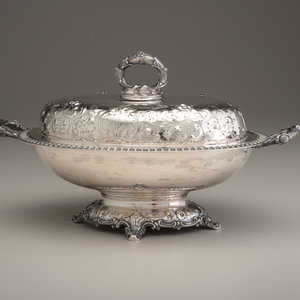 Appraisal: A William Gale Son Coin Silver Tureen New York Circa