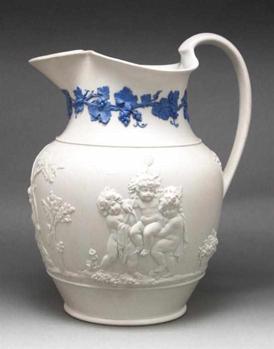 Appraisal: Wedgwood relief decorated salt-glazed stoneware jug second half- th century