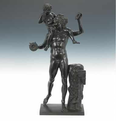 Appraisal: P Masulli and B Albergo Italian th Century Young Bacchus