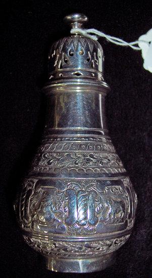 Appraisal: Additional Lot A pepper pot and cover chased and engraved