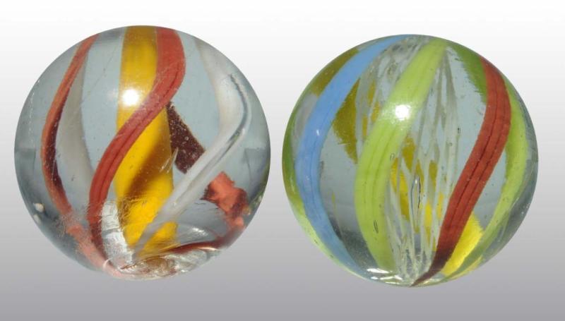 Appraisal: Lot of Swirl Marbles Description Original surfaces Condition Size Largest