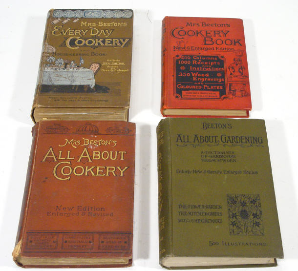 Appraisal: Mrs Beetons volumes 'Everyday Cookery' 'All About Cookery' 'Cookery Book'