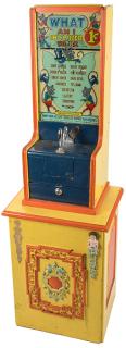 Appraisal: Exhibit Supply Company ESCO Penny Arcade Fortune Teller Machine Circa