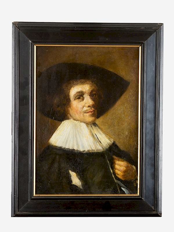 Appraisal: Frans Hals - -follower Frans Hals - -follower Portrait of