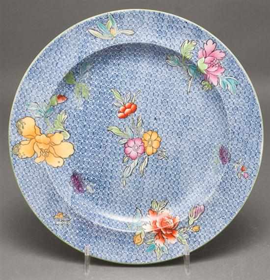 Appraisal: Wedgwood floral transfer decorated china luncheon plate second half- th