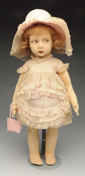 Appraisal: Pouty Lenci Doll All felt girl with side-glancing eyes and