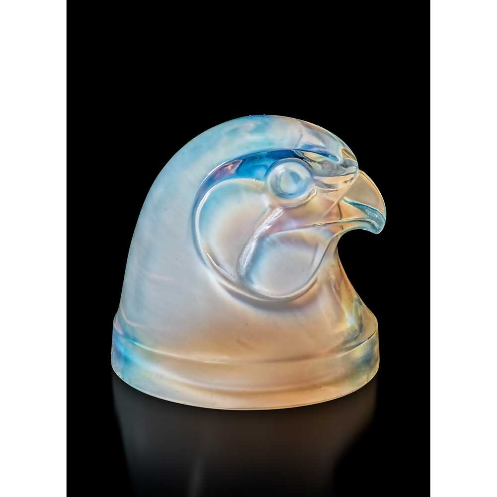 Appraisal: REN LALIQUE FRENCH - T TE D' PERVIER CAR MASCOT