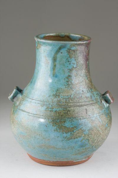 Appraisal: Jugtown NC Pottery Chinese Blue Han Vase circa s- s