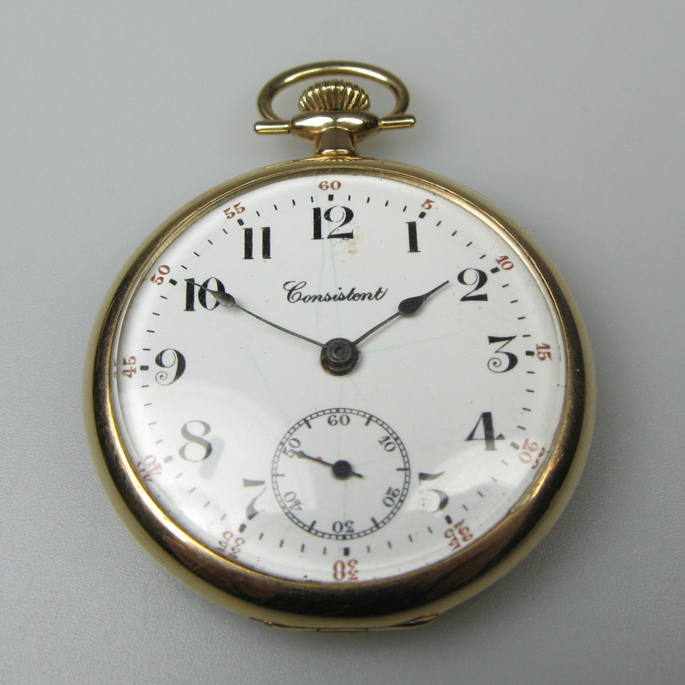 Appraisal: Langendorf Watch Co Openface Pocket Watch jewel movement in a