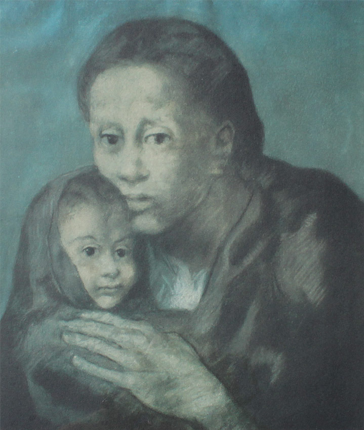 Appraisal: PABLO PICASSO LITHOGRAPH ''MERE ET ENFANT'' From the Barcelona Suite