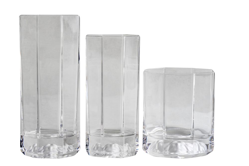 Appraisal: SET OF ROSENTHAL VERSACE 'MEDUSA' GLASSESRosenthal Versace Studio Line comprising