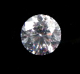 Appraisal: UNSET ROUND BRILLIANT-CUT DIAMOND ct and measuring - x mm