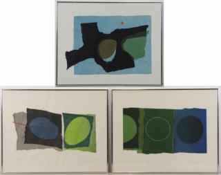 Appraisal: WUNDERLICH Paul Set of Three Lithograph Pacific Series No -