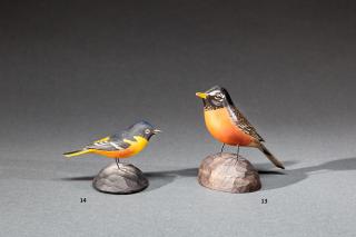 Appraisal: Miniature Baltimore Oriole A Elmer Crowell - East Harwich MA