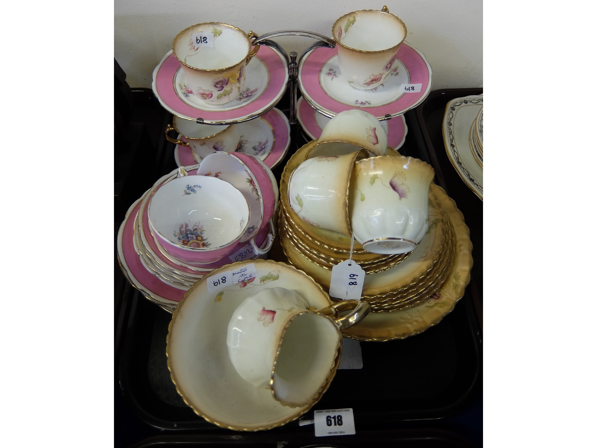 Appraisal: Royal Albert Crown china six setting teaset Crown Staffordshire teawares