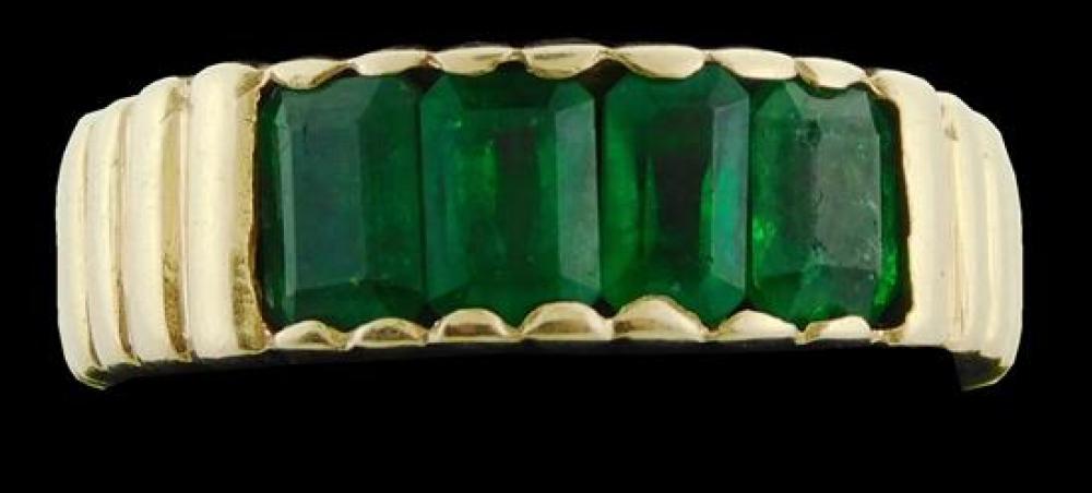 Appraisal: K Emerald Ring mounting stamped and tested K yellow gold