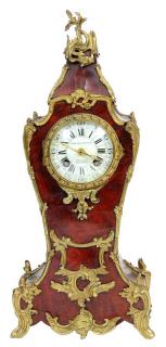 Appraisal: Louis XVI style mantle clock having a tortoise shell case