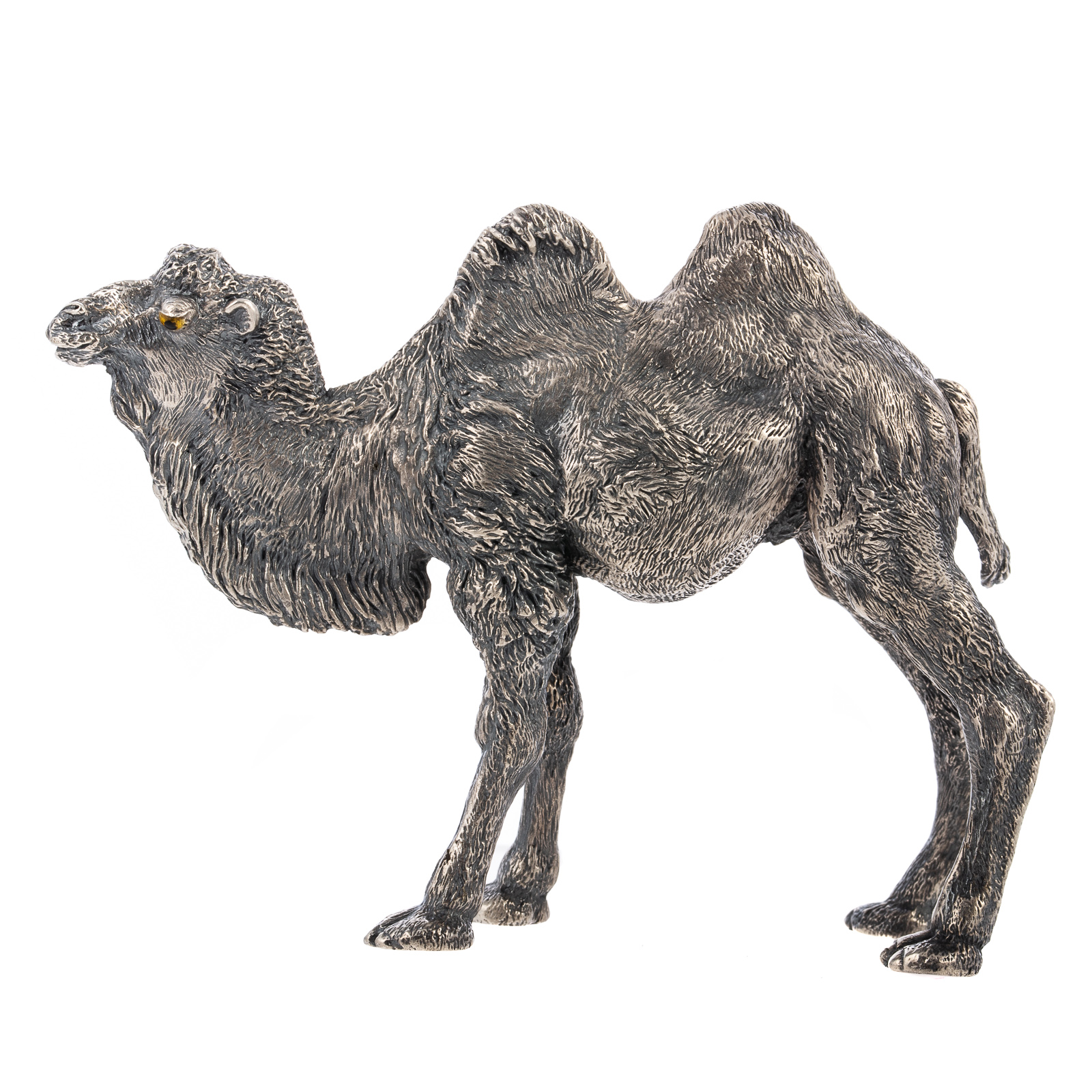 Appraisal: BUCCELLATI STERLING FIGURE OF A CAMEL Finely modeled with enameled