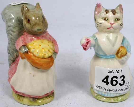 Appraisal: Beswick Beatrix Potter Figures Tabitha Twitchet and Goody Tiptoes both