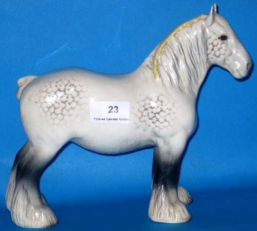 Appraisal: Beswick Grey Shire Horse