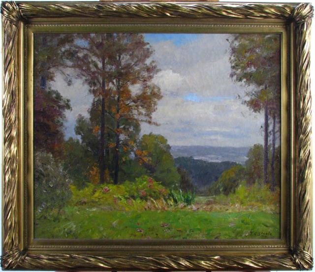 Appraisal: Theodore Clement Steele American - x oil on canvas signed