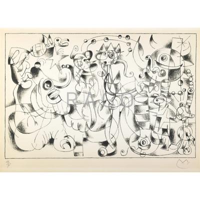 Appraisal: Joan Miro Spanish - Untitled from Ubu Roi Three lithographs