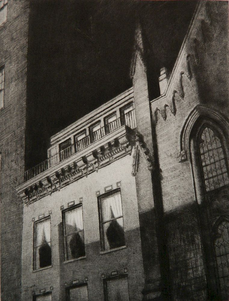 Appraisal: Armin Landeck etching and drypoint Armin Landeck American - -