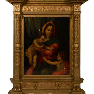 Appraisal: Florentine School After Andrea Del Sarto th Century Madonna and