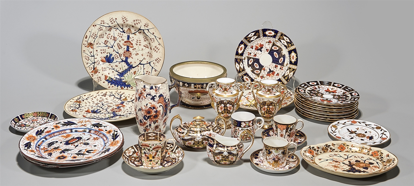 Appraisal: -piece group of continental ceramics th and th c most