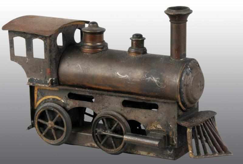 Appraisal: Live Steam Toy Locomotive Description This locomotive of unknown manufacture