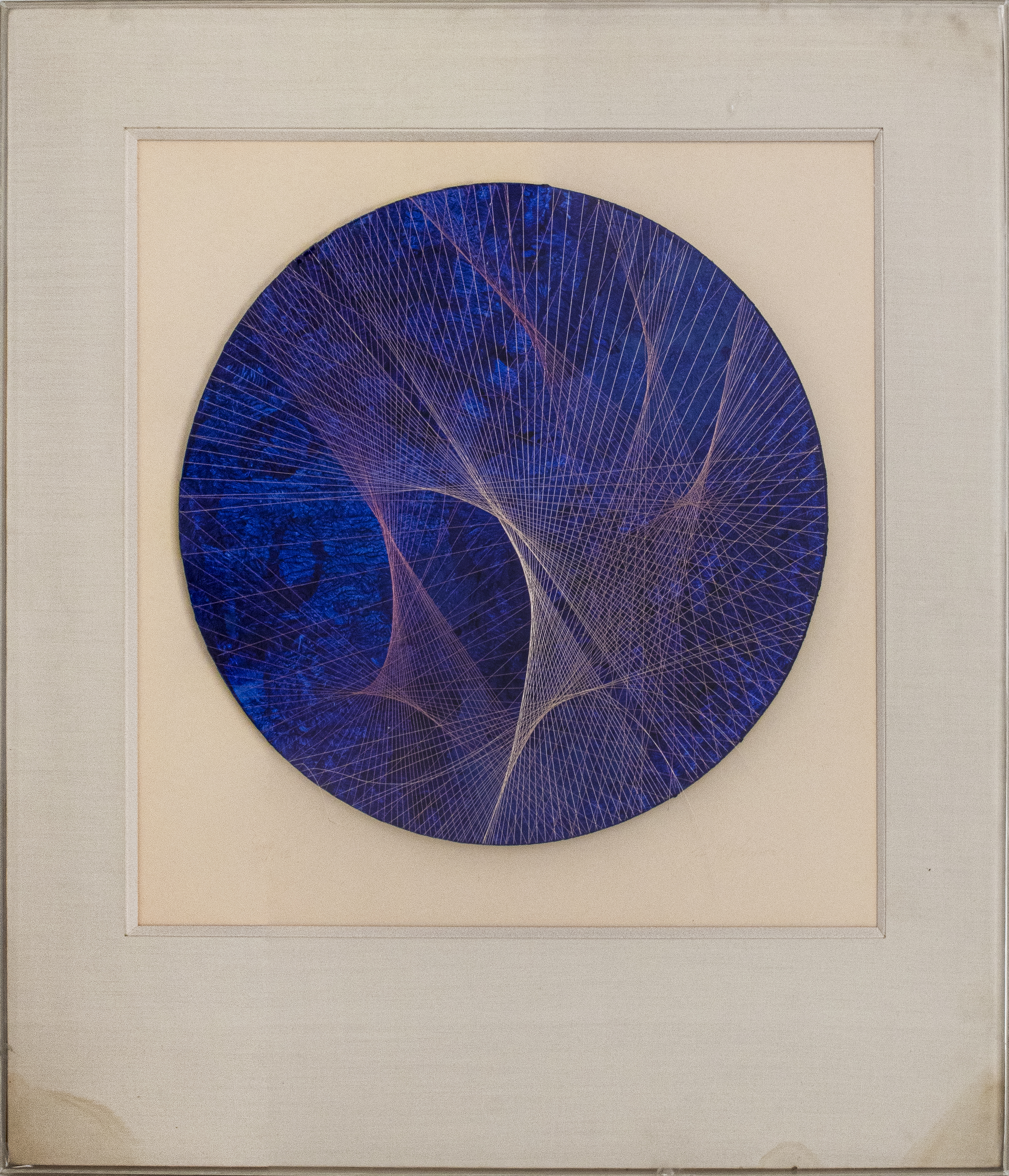 Appraisal: H ROBINSON UNTITLED MODERN WIRE TEXTILE ART H Robinson Untitled