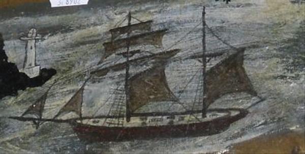 Appraisal: Manner of Alfred Wallis 'Fishing Lugger approaching a pier' Mixed