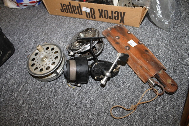 Appraisal: A COLLECTION OF VARIOUS FISHING TACKLE including rods reels including