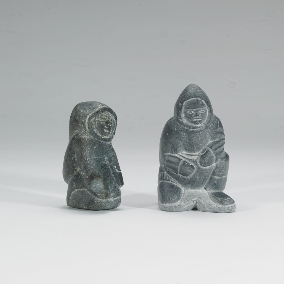 Appraisal: Unidentified TWO FIGURES stone height x width x depth cm