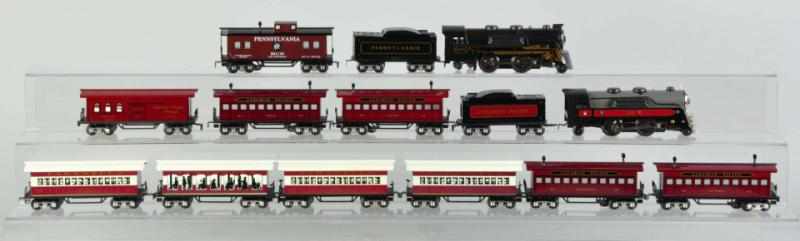 Appraisal: Lot of Tinplate Marx Passenger Train Sets American O-gauge Includes