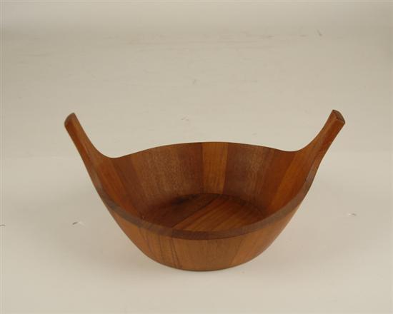 Appraisal: Jens Quistgaard for Dansk Stave Teak Bowl H W D