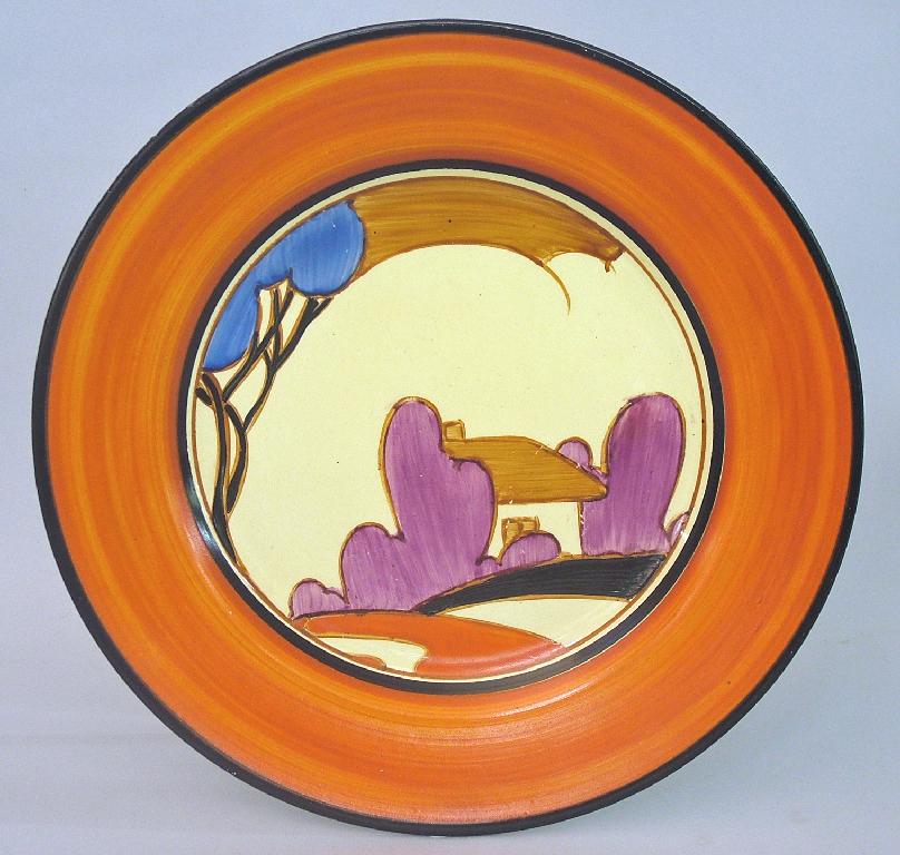 Appraisal: Autumn' Fantasque Bizarre plate diameter