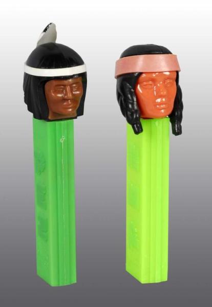 Appraisal: Lot of Pez Dispensers Description Includes Indian Brave and Indian