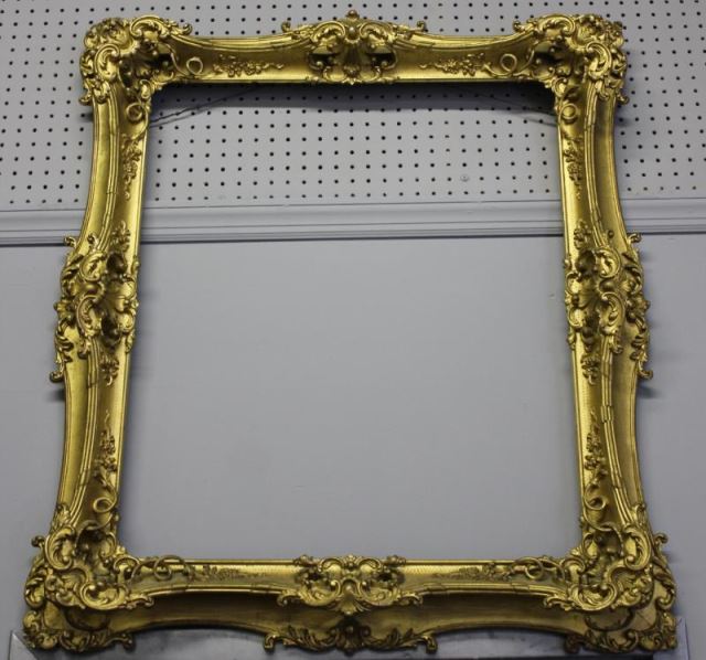 Appraisal: th Century French Gilded Frame From a Long Island NY