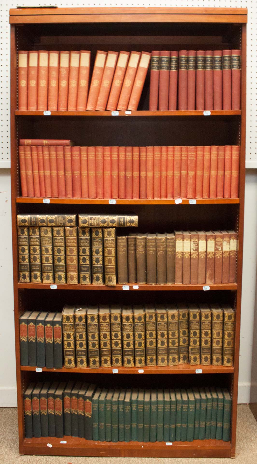 Appraisal: Sets and Bindings Selection of literature and history in cloth