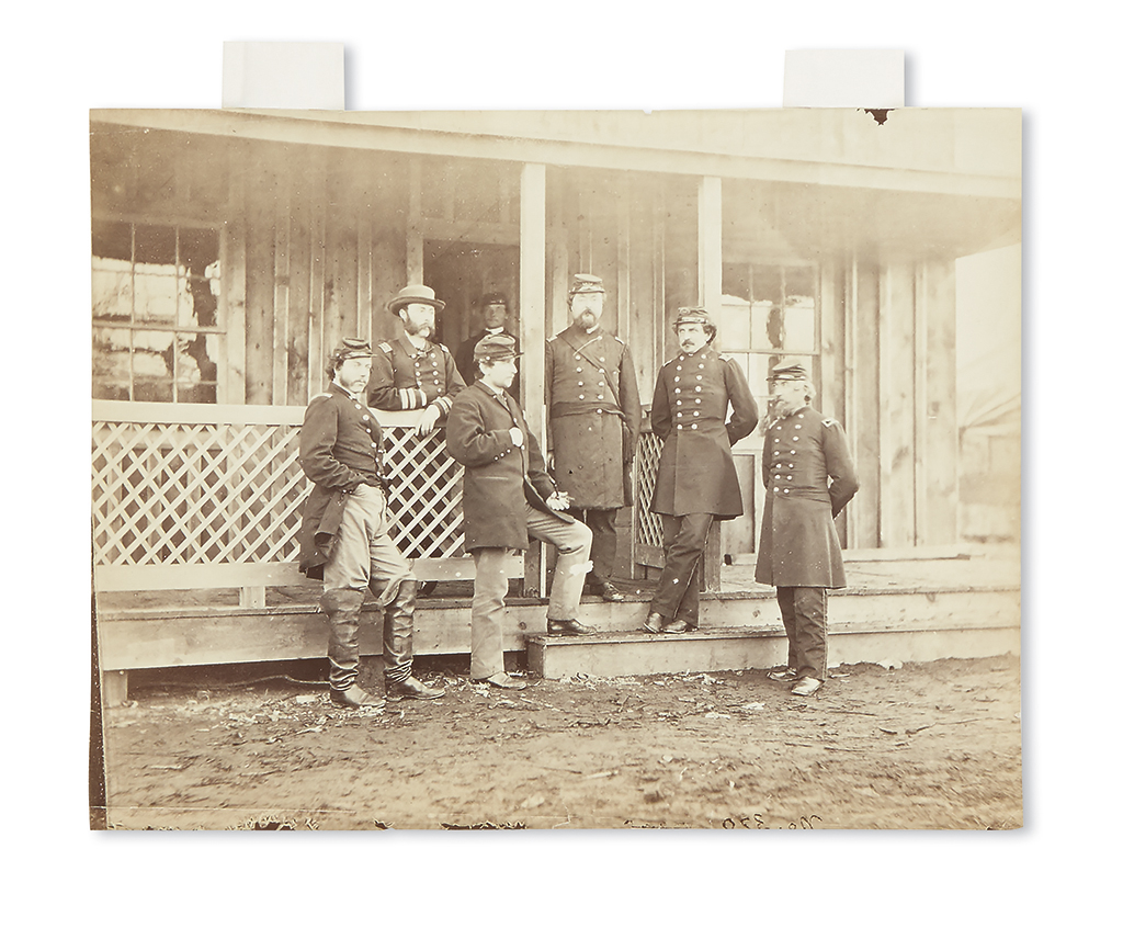 Appraisal: CIVIL WAR--PHOTOGRAPHS Gardner Alexander photographer Aquia Creek Landing Virginia Group