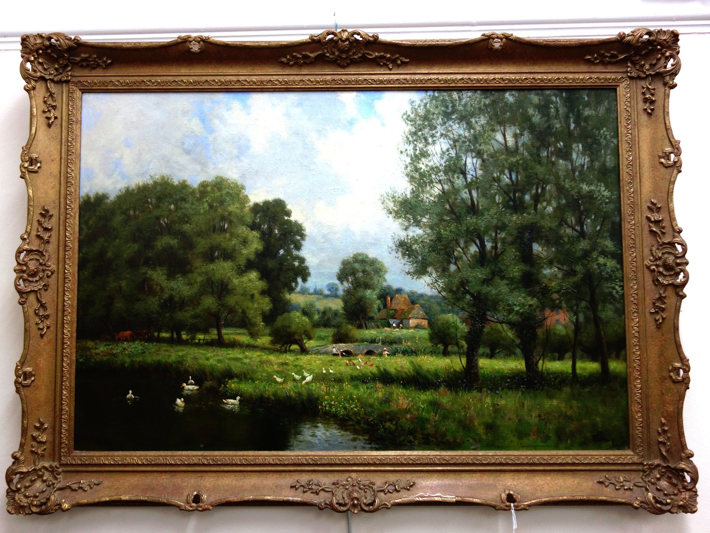 Appraisal: John Bonny British fl - Country View of Berkshire signed