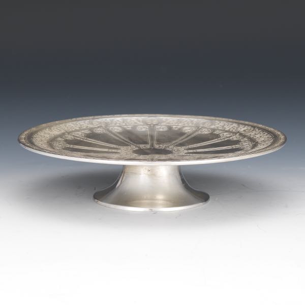 Appraisal: TIFFANY CO STERLING SILVER TAZZA CA - x Tiffany sterling