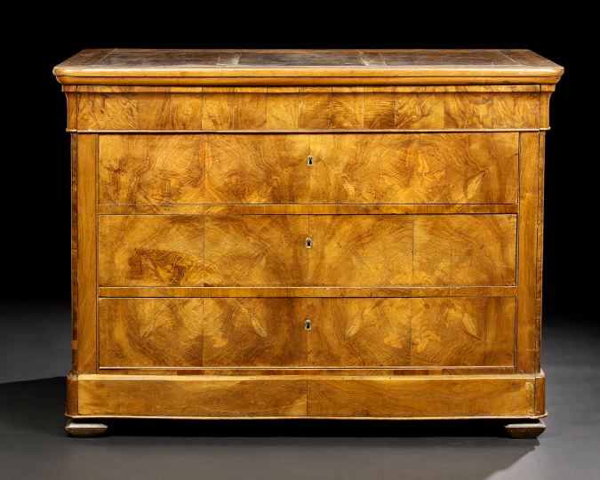 Appraisal: French Provincial Cherrywood Commode mid- th century in the Charles