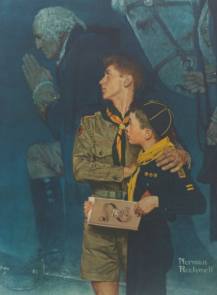 Appraisal: NORMAN ROCKWELL AMERICAN - x Our Heritage Calendar illustration for