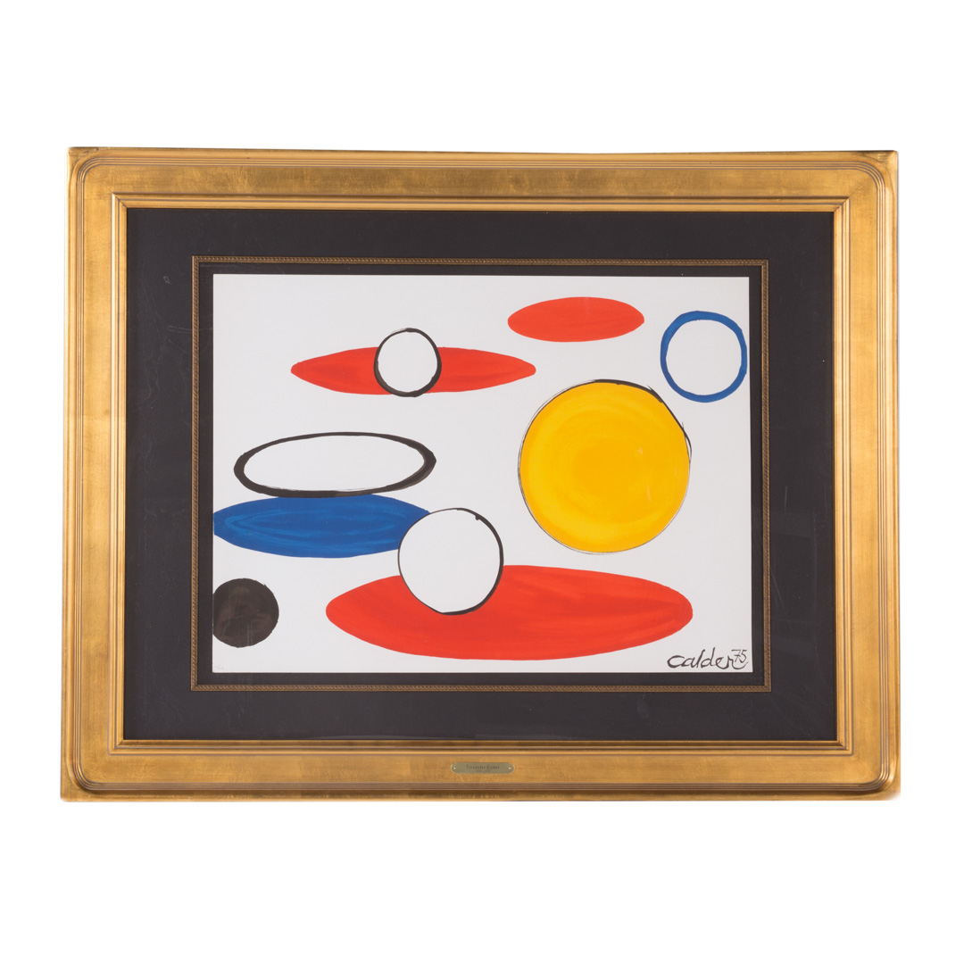 Appraisal: Alexander Calder Composition lithograph American - From Our Unfinished Revolution