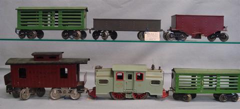 Appraisal: Lionel standard gauge train set locomotive cars some scratches and