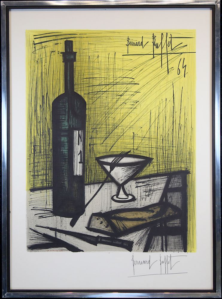 Appraisal: Bernard Buffet French - Lithograph Bernard Buffet French - Lithograph