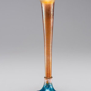 Appraisal: Tiffany Furnaces American Early th Century Bud Vase favrile glass